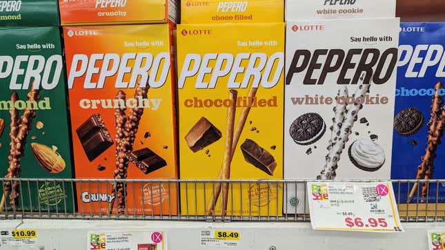 pepero snacks