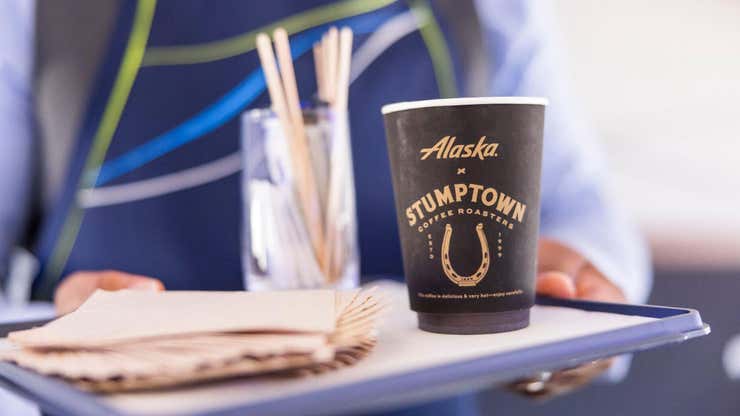 Image for Alaska Airlines Dumps Starbucks for Better Coffee in the Sky