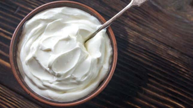 bowl of Greek yogurt